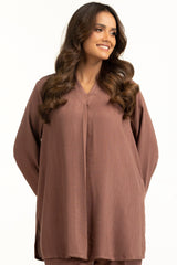 Linen Dyed Co-Ord Set IPST-55142