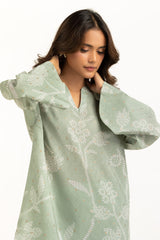 Lurex Jacquard Printed Co-Ord Set IPST-55264-B