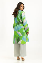 Lurex Jacquard Printed Co-Ord Set IPST-55265-B