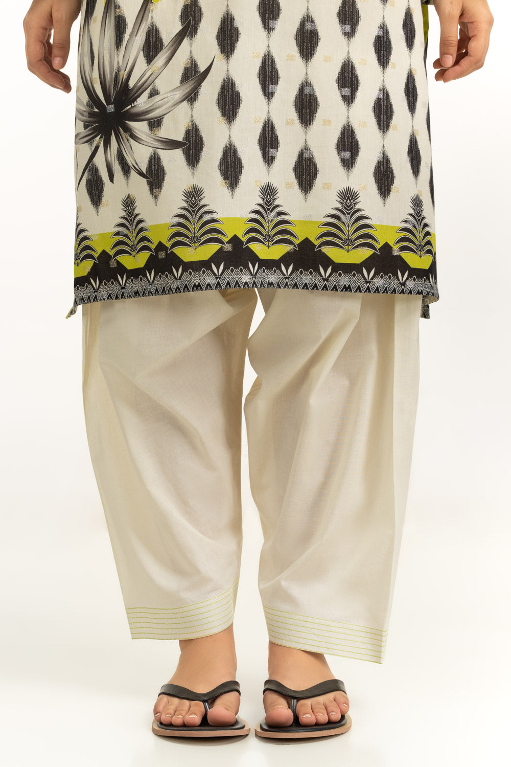 Lurex Jacquard Printed suit