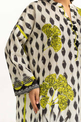 Lurex Jacquard Printed suit IUSTKSD-1349