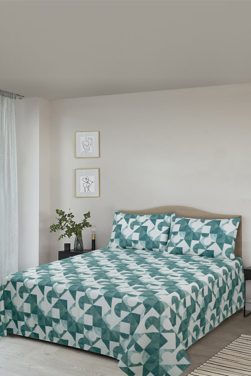 MFJP-012 Printed Bed Sheet Set