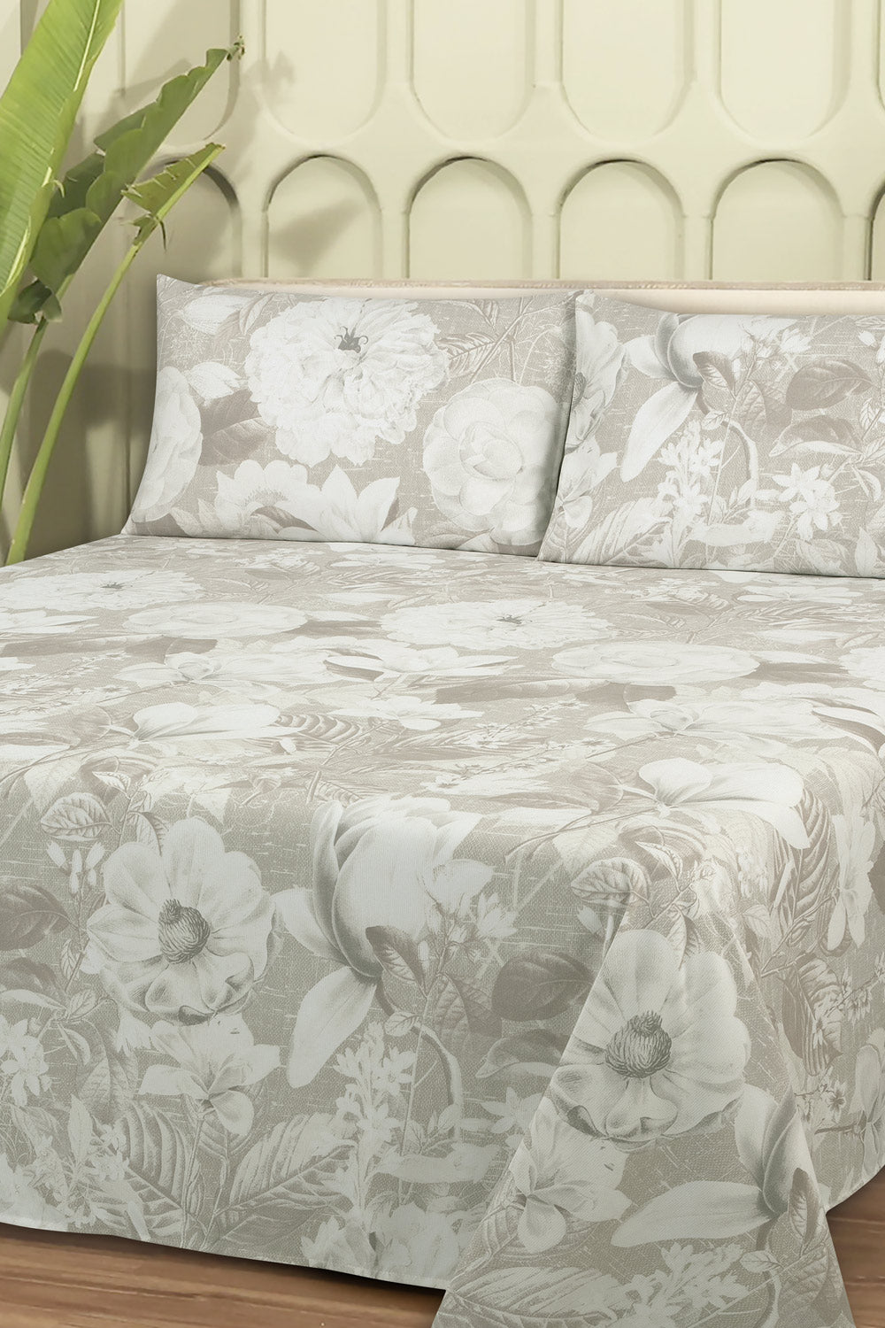 Linen Collection Printed Bed Sheet Set