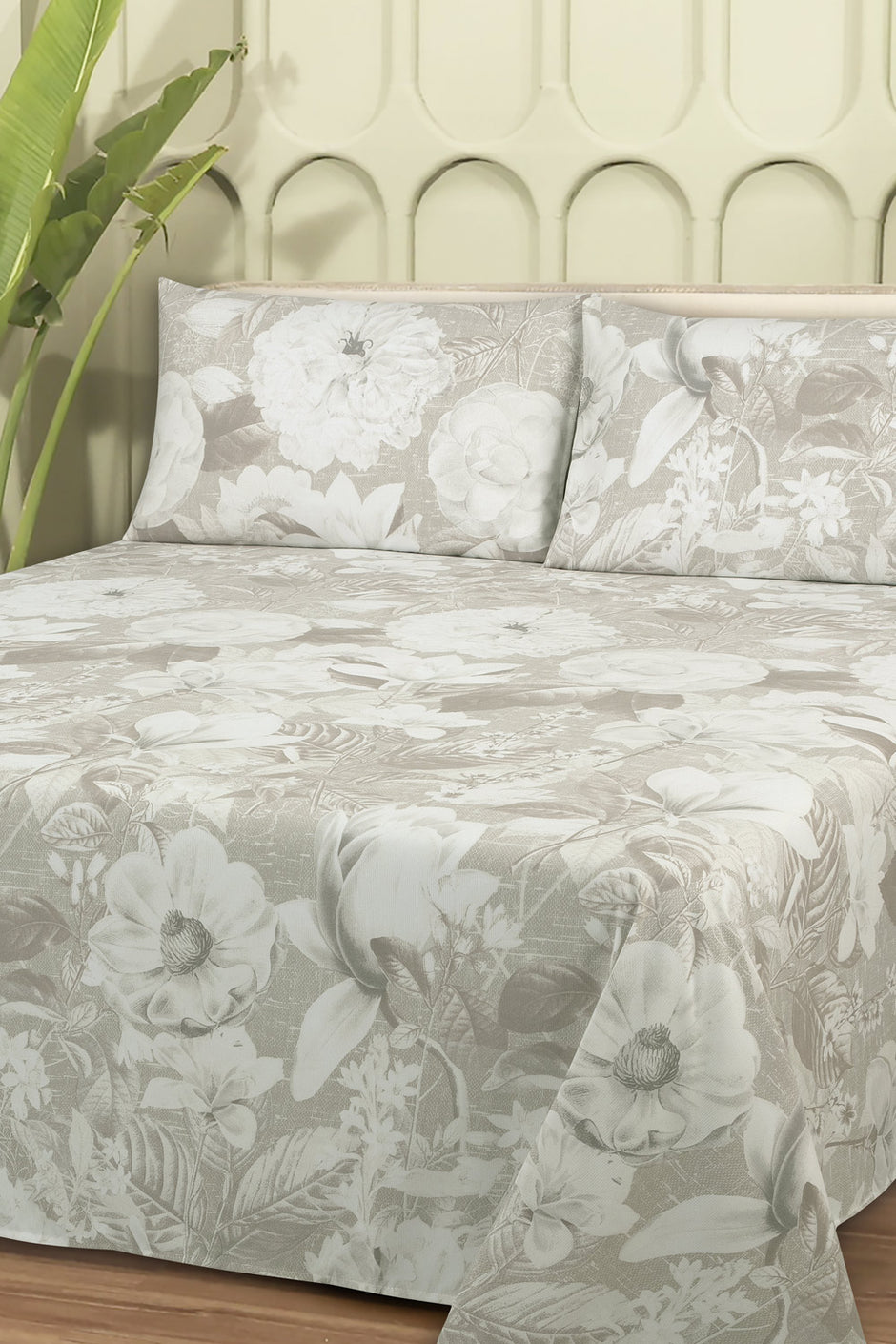 Linen Collection Printed Bed Sheet Set
