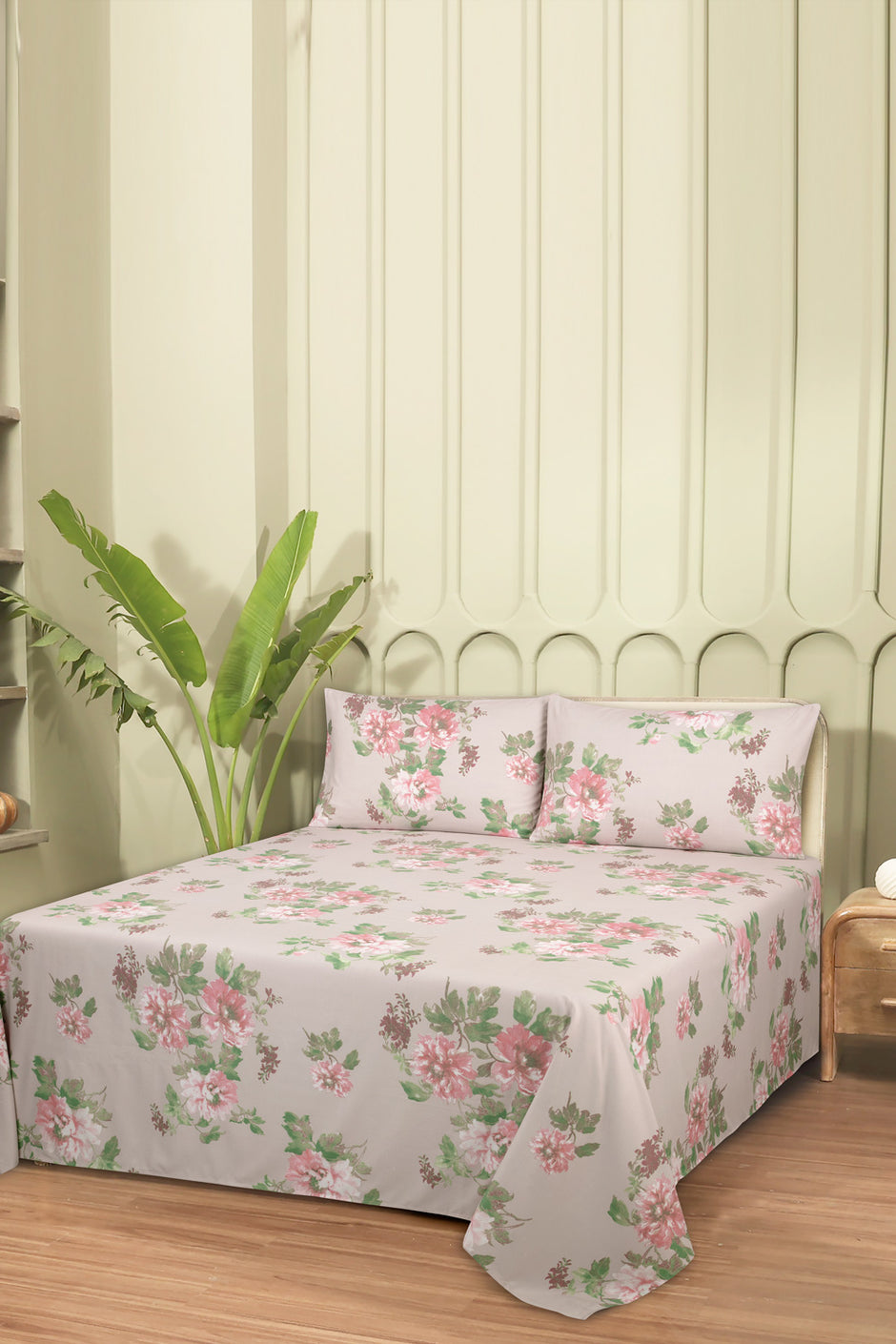 Linen Collection Printed Bed Sheet Set