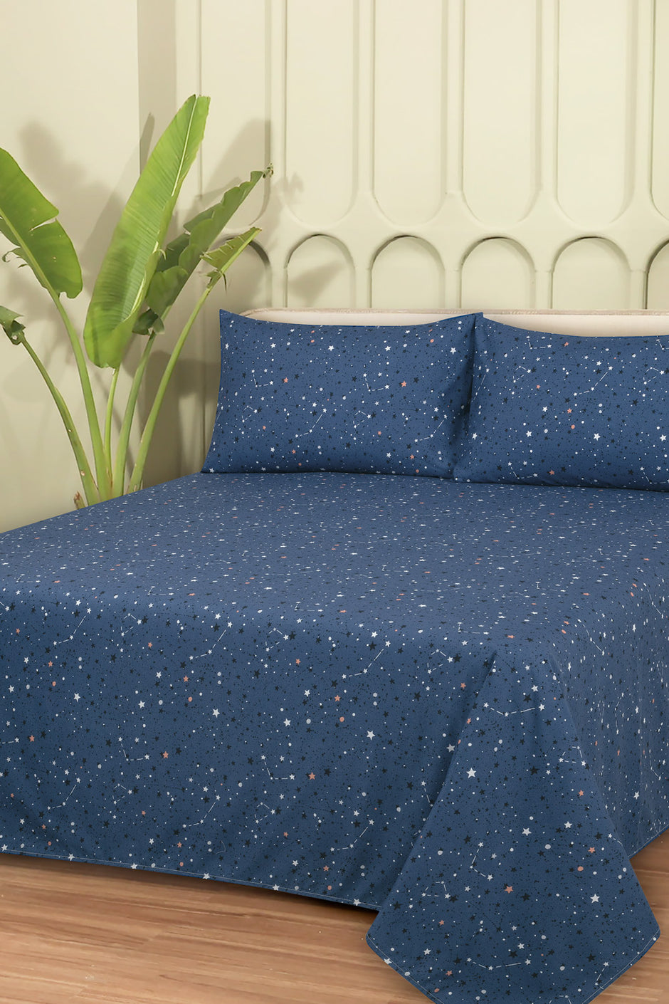 Linen Collection MFJP Printed Bed Sheet Set