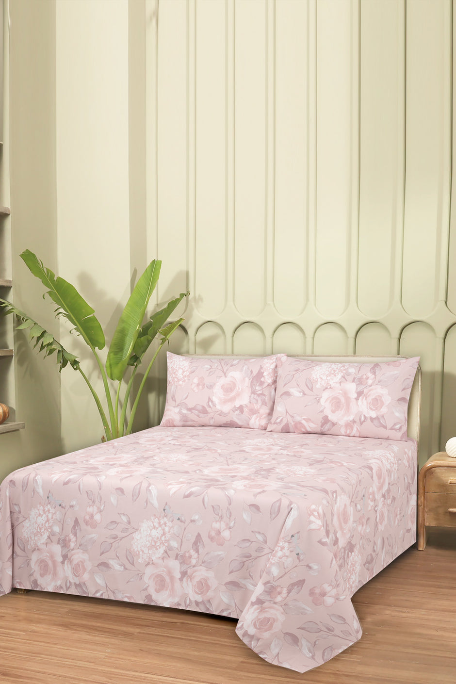 Linen Collection MFJP Printed Bed Sheet Set