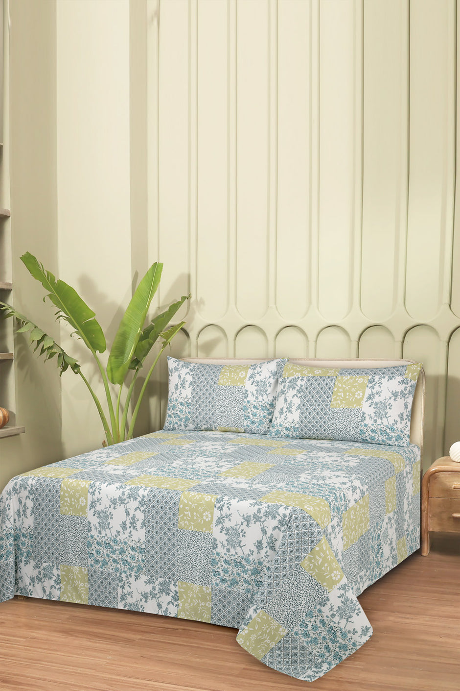 Linen Collection MFJP Printed Bed Sheet Set