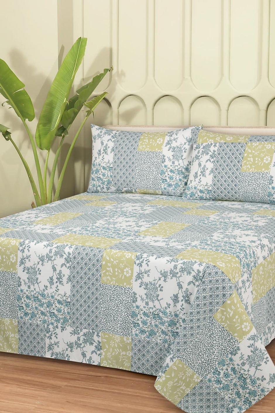 Linen Collection MFJP Printed Bed Sheet Set