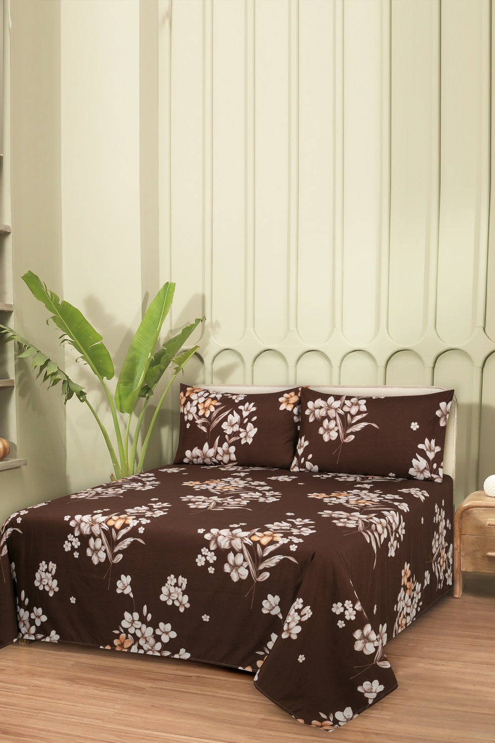 Linen Collection MFJP Printed Bed Sheet Set