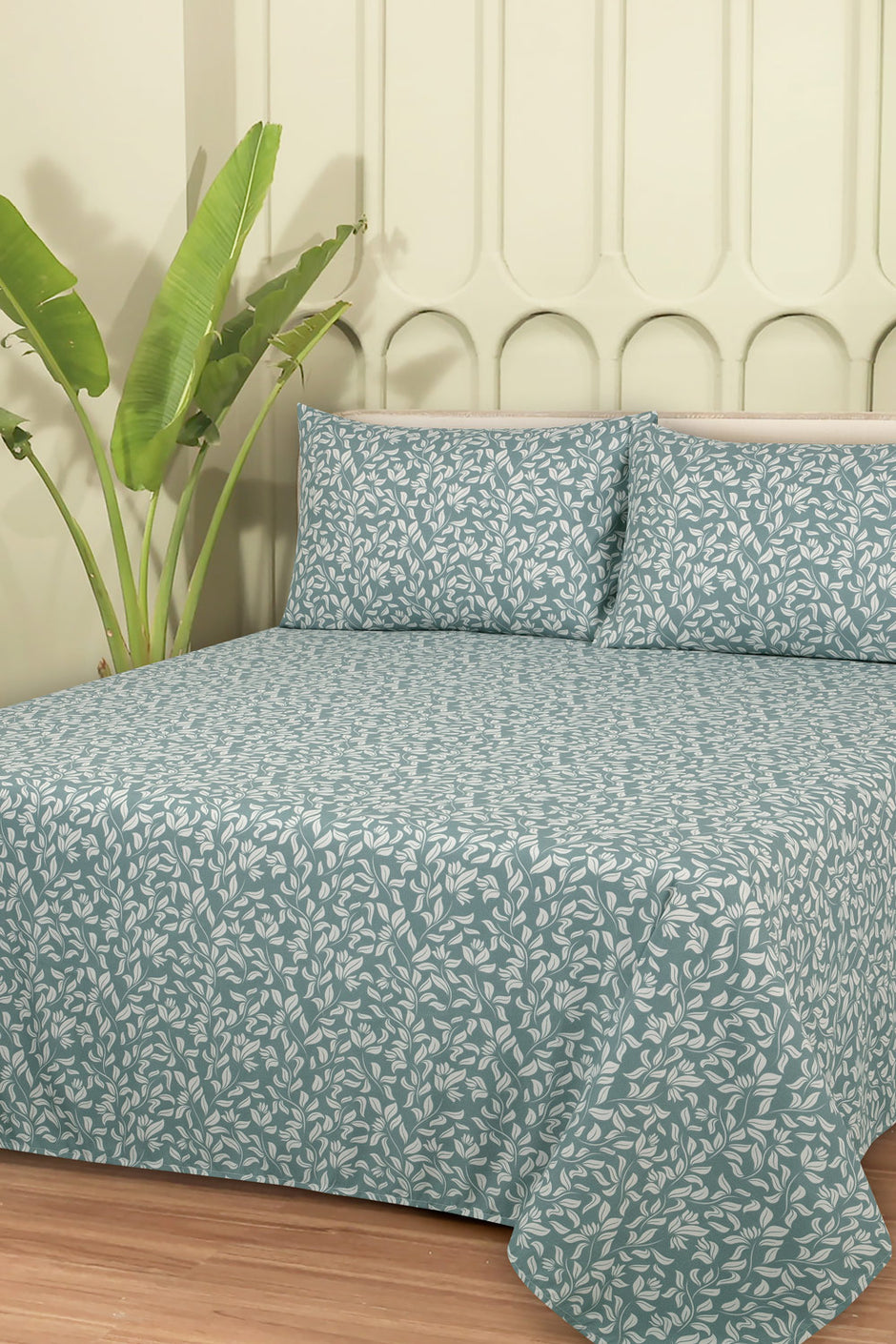 Linen Collection MFJP Printed Bed Sheet Set