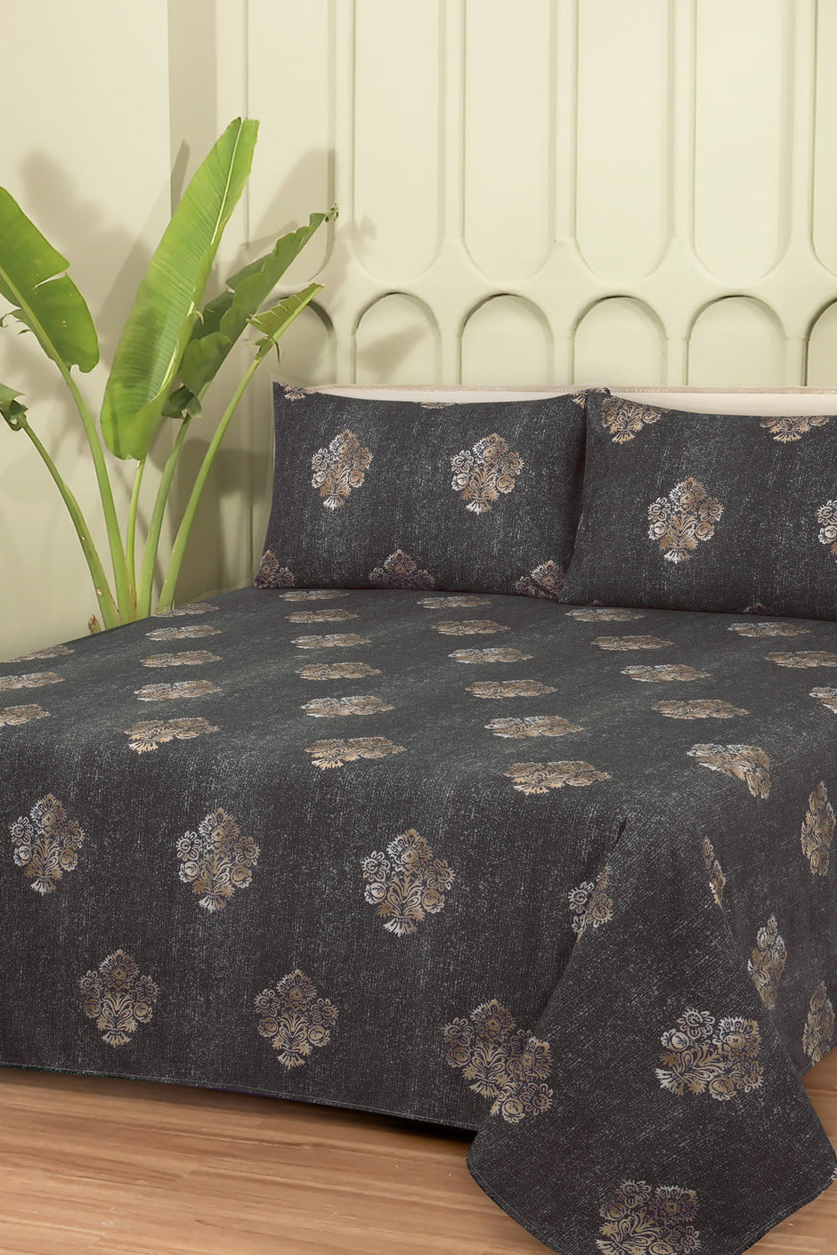 Linen Collection MFJP Printed Bed Sheet Set