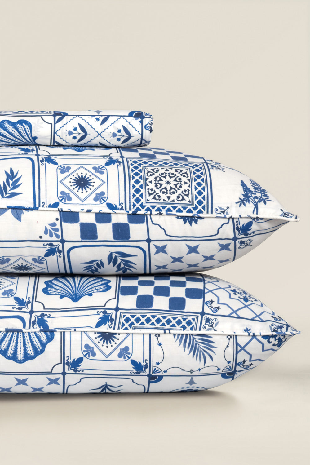 Marine Tiles T-150-1 Bed Sheet Set