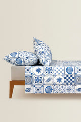 Marine Tiles T-150-1 Bed Sheet Set