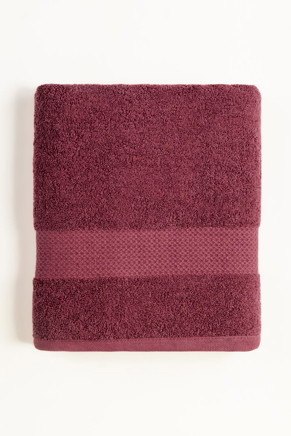 Maroon Dyed Bath Towel 25