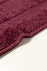 Maroon Dyed Bath Towel 25