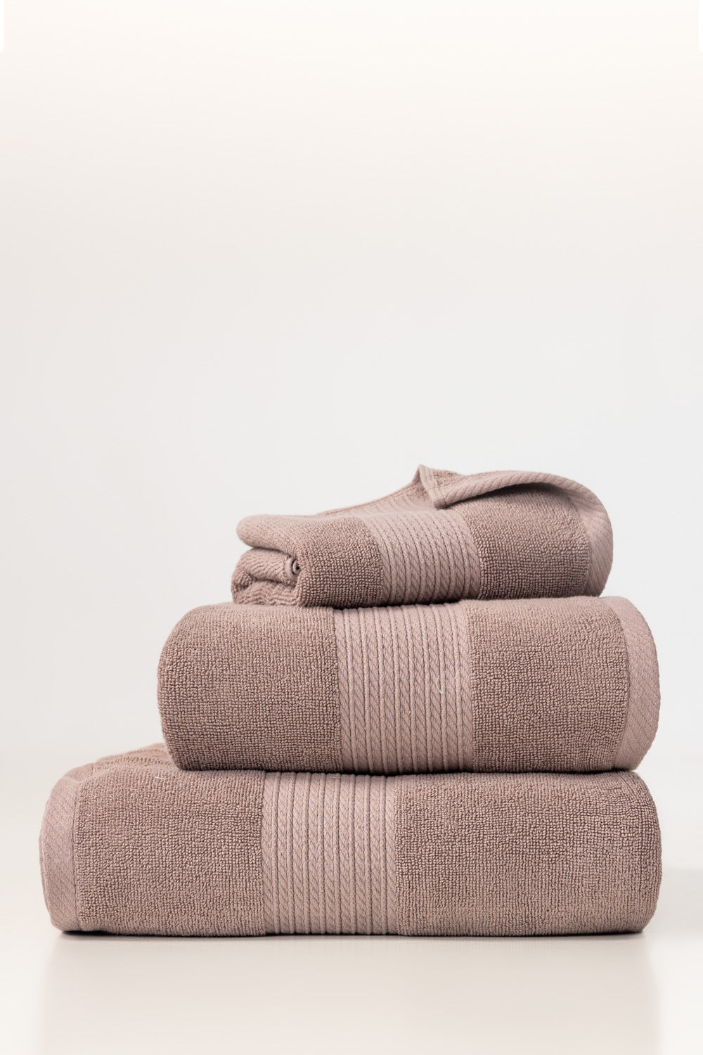Mauve Brown Bamboo Towel