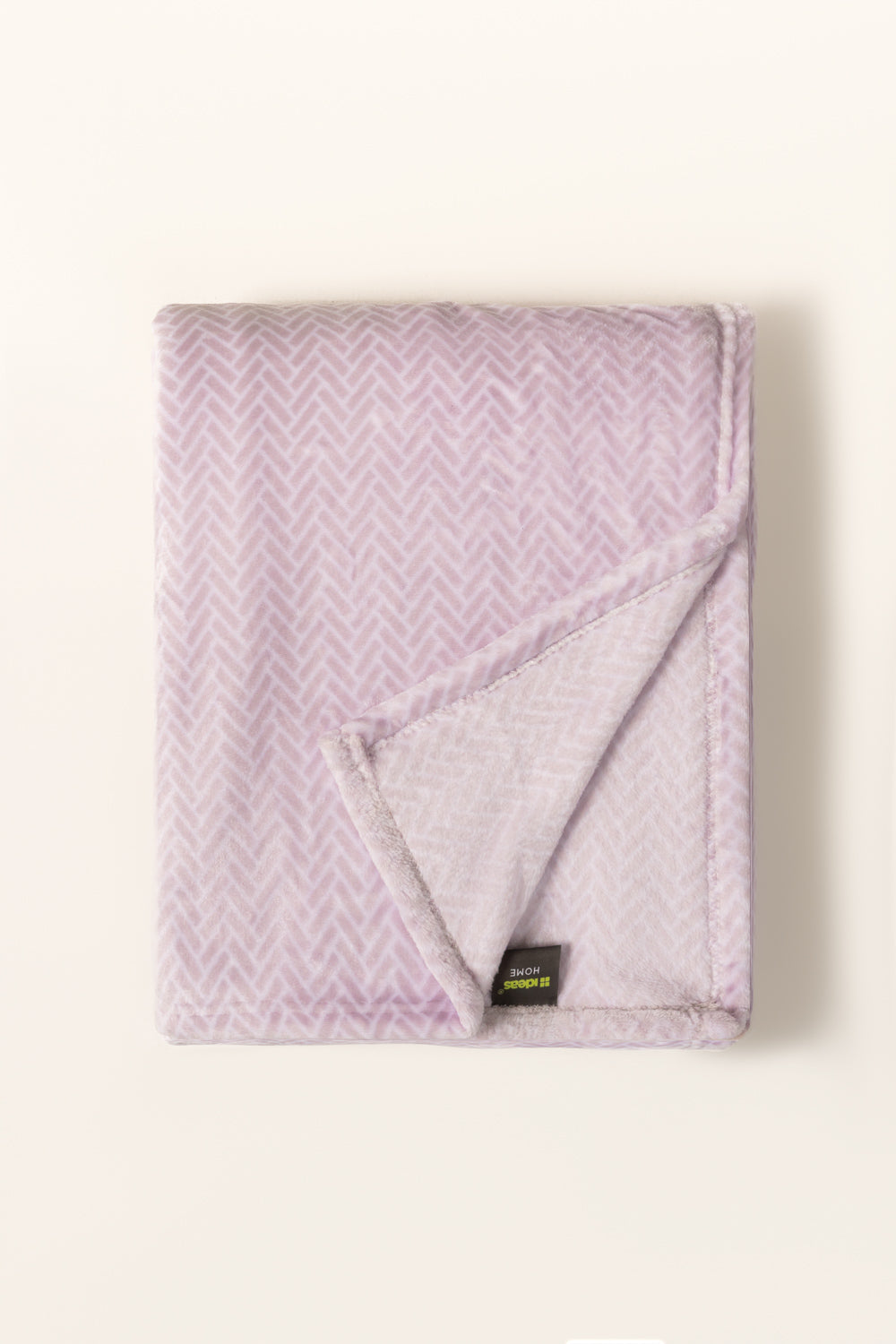 Mauve Single Ply Fleece Throw