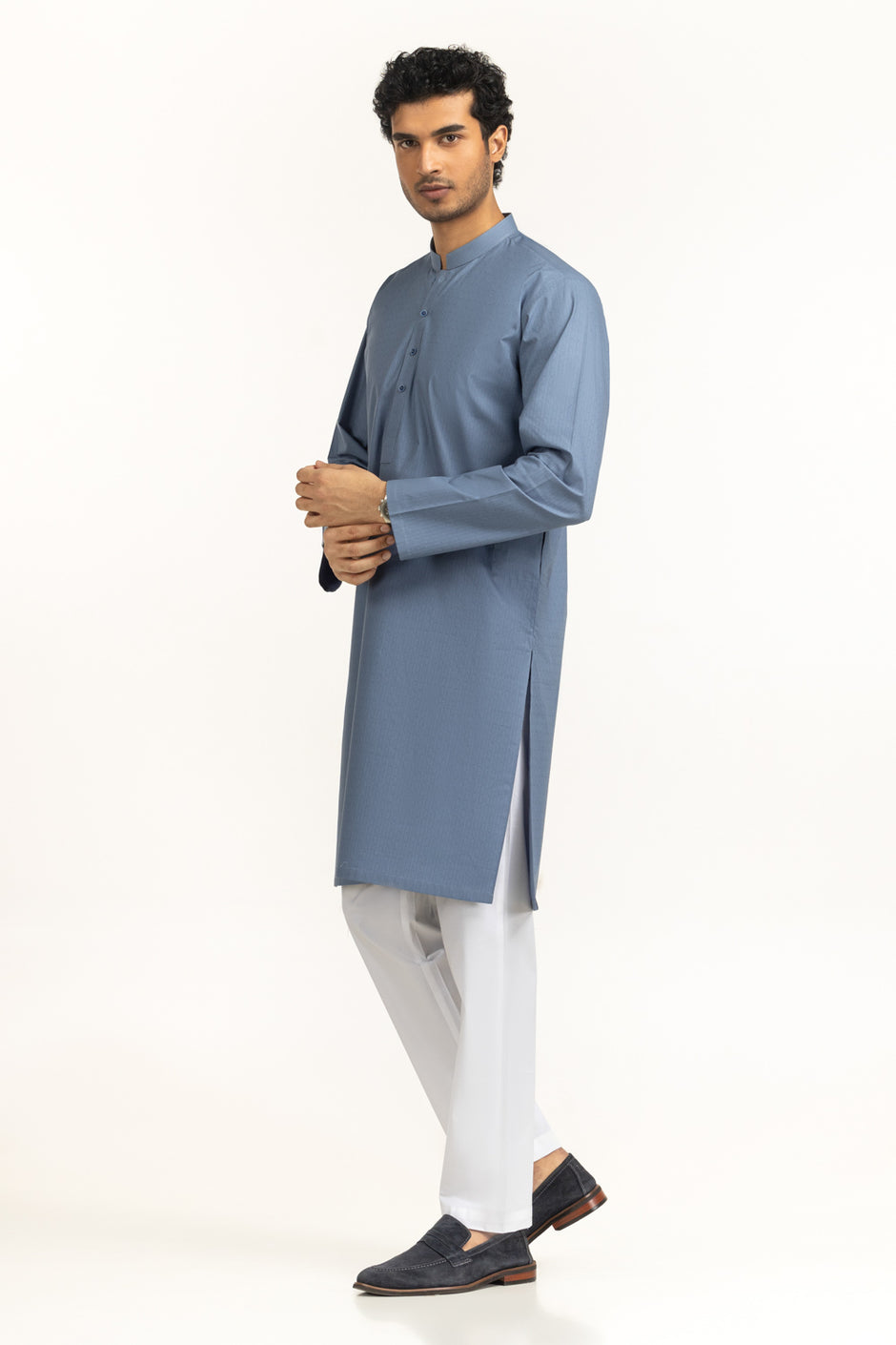 Regular Fit Basic Kurta KR-STY25-073