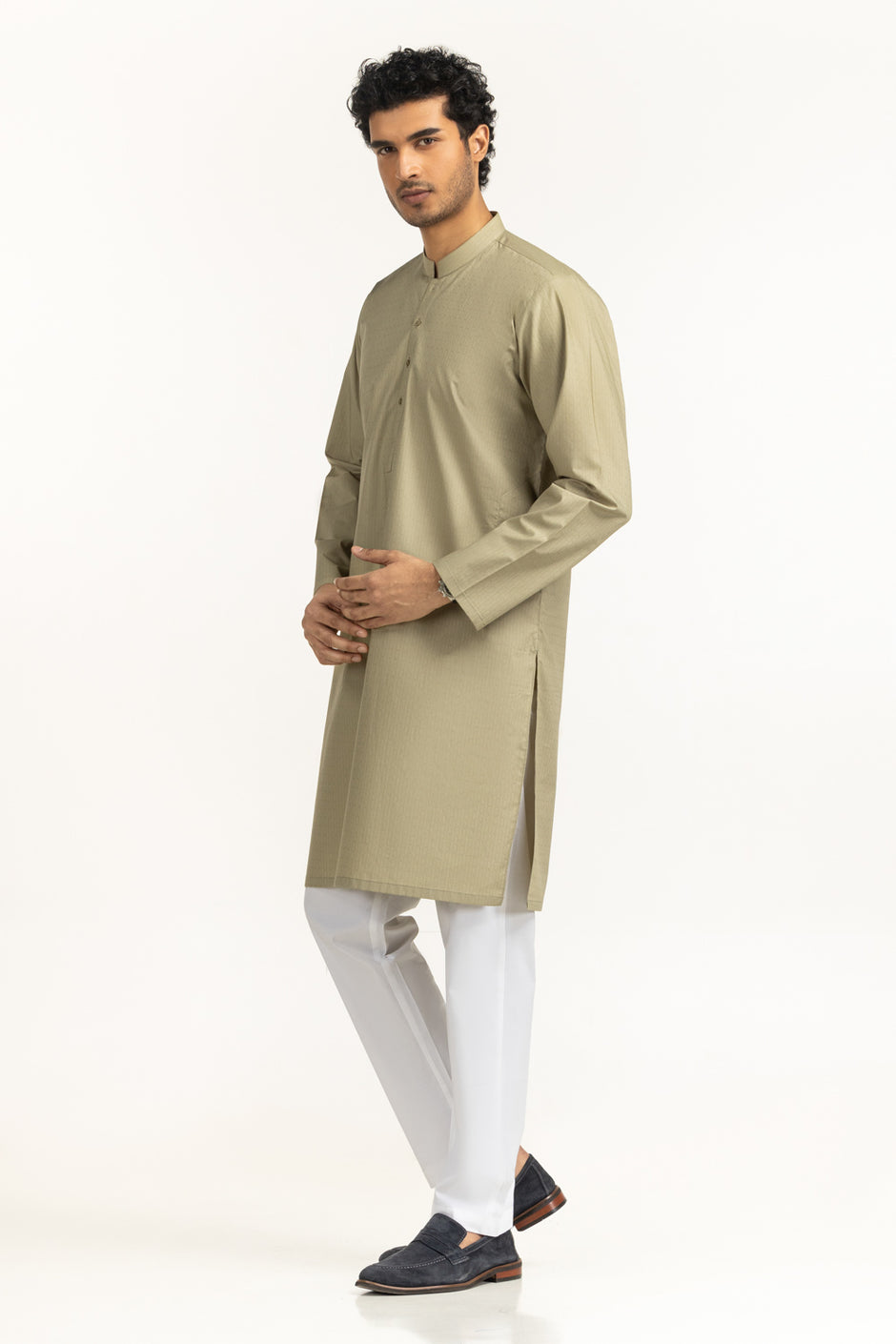 Regular Fit Basic Kurta KR-STY25-076