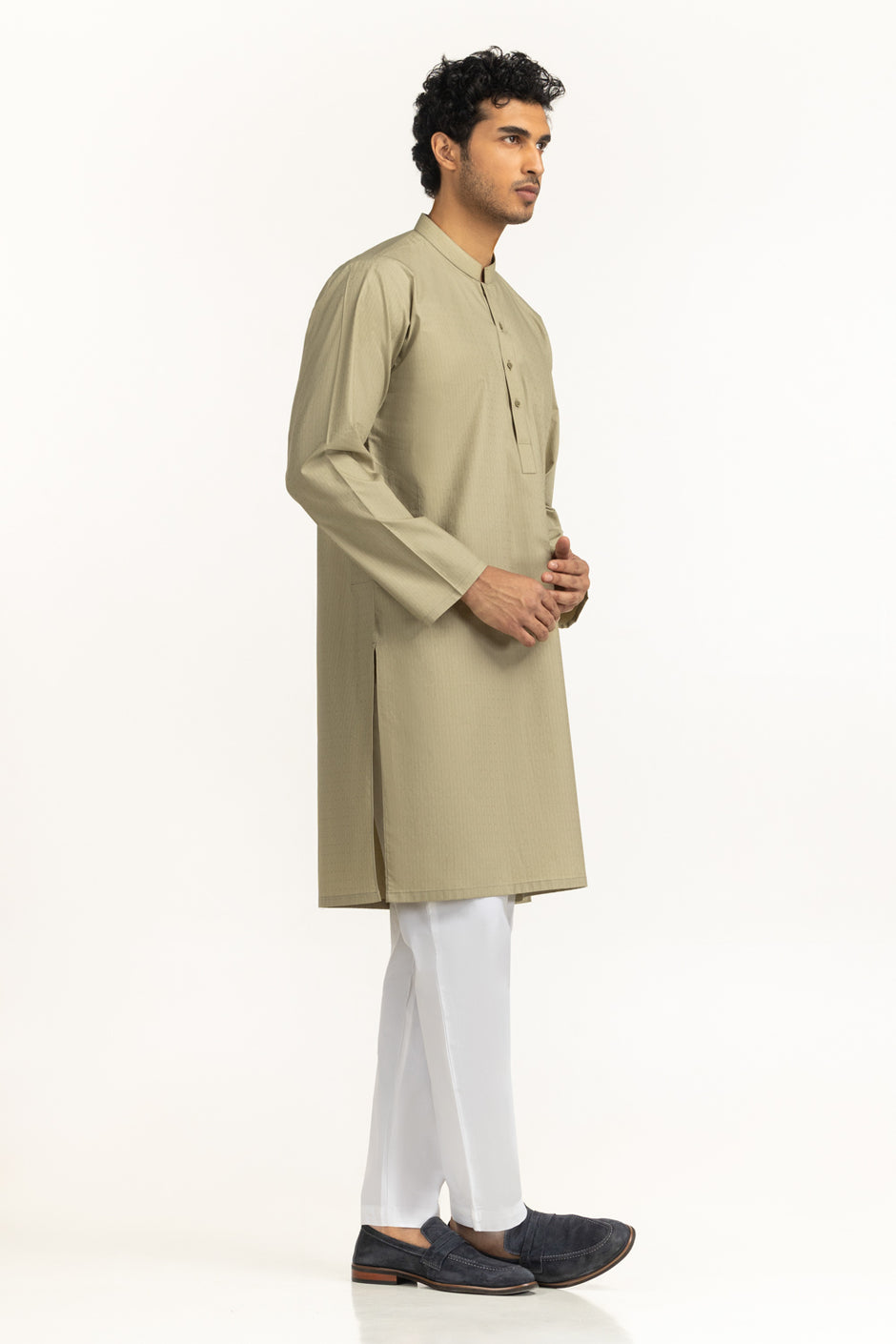 Regular Fit Basic Kurta KR-STY25-076