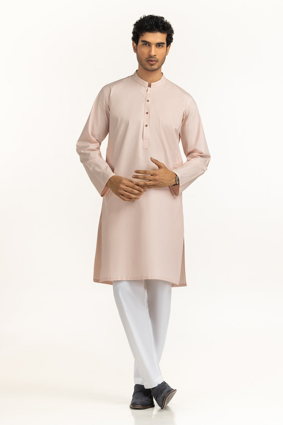 Regular Fit Basic Kurta KR-STY25-074