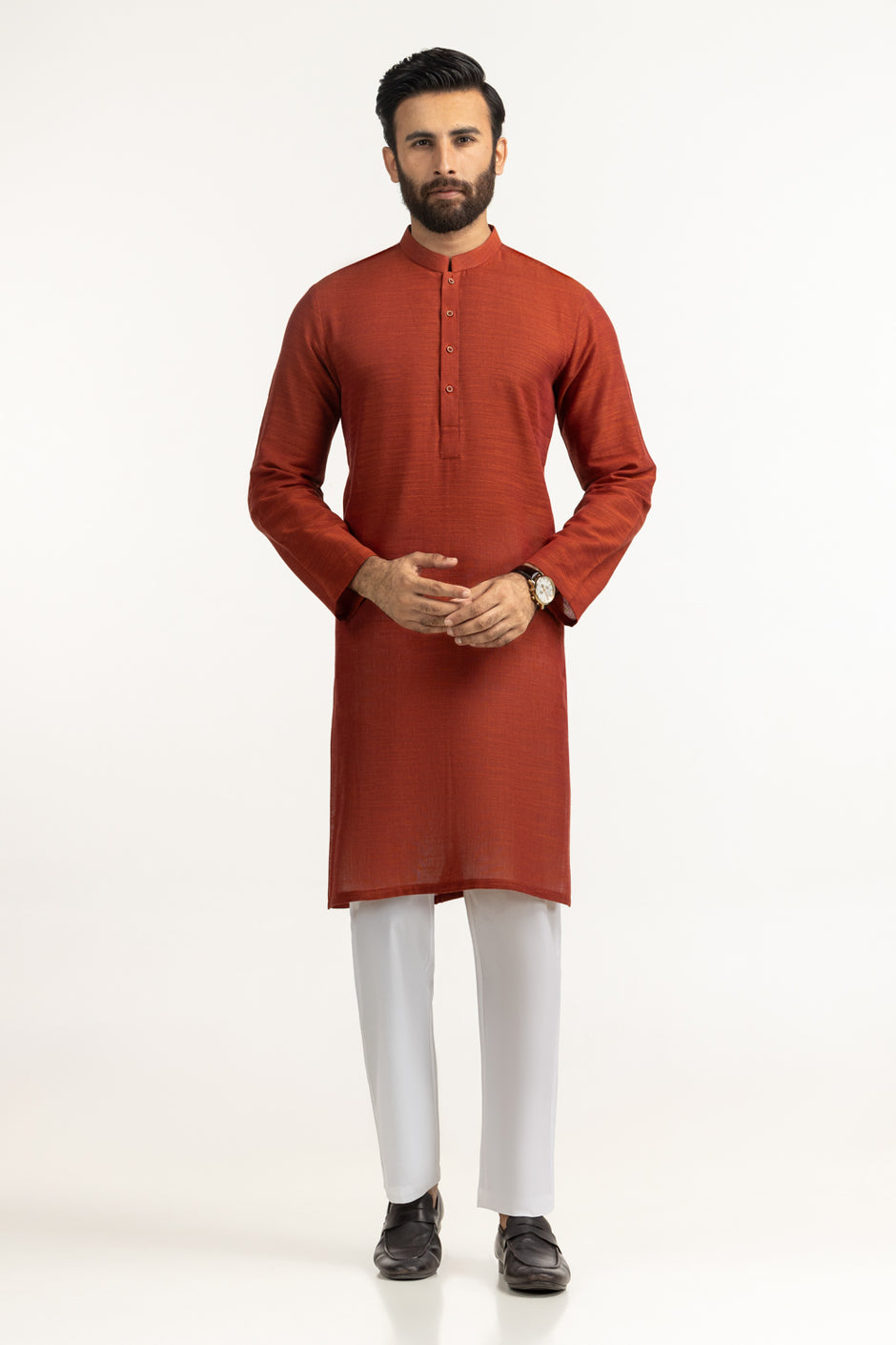Regular Fit Basic Kurta KR-BSC25-003