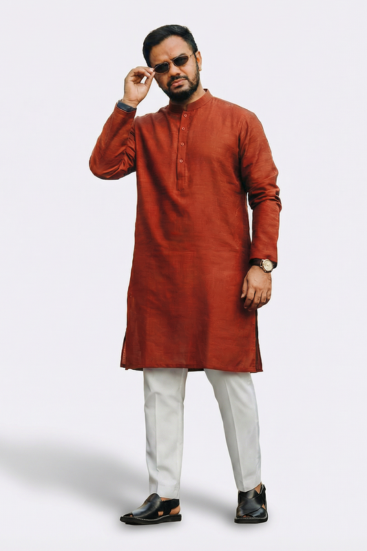 Regular Fit Basic Kurta KR-BSC25-003