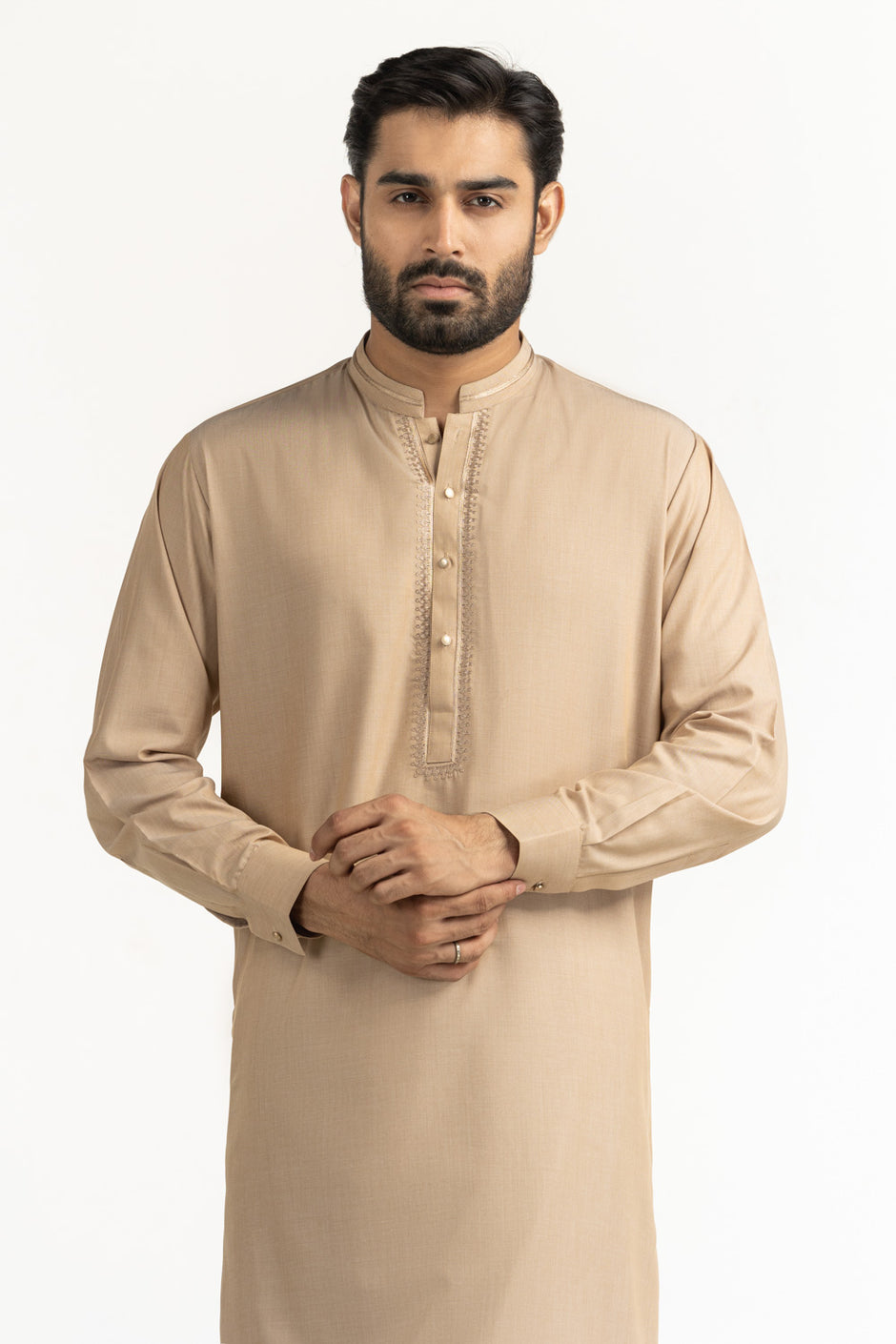 Regular Fit Embroidered Suits