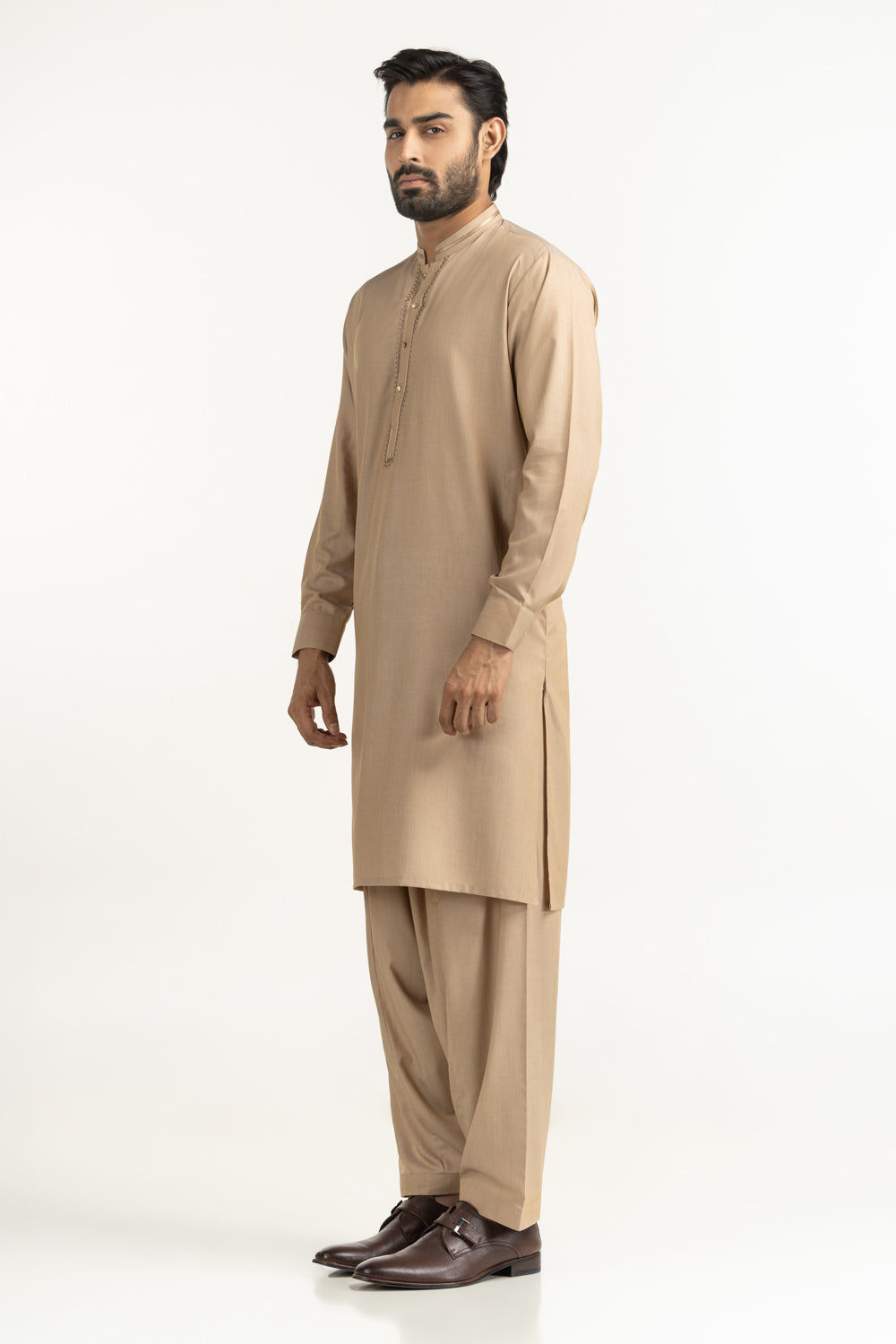 Regular Fit Embroidered Suits SK-EMB25-016