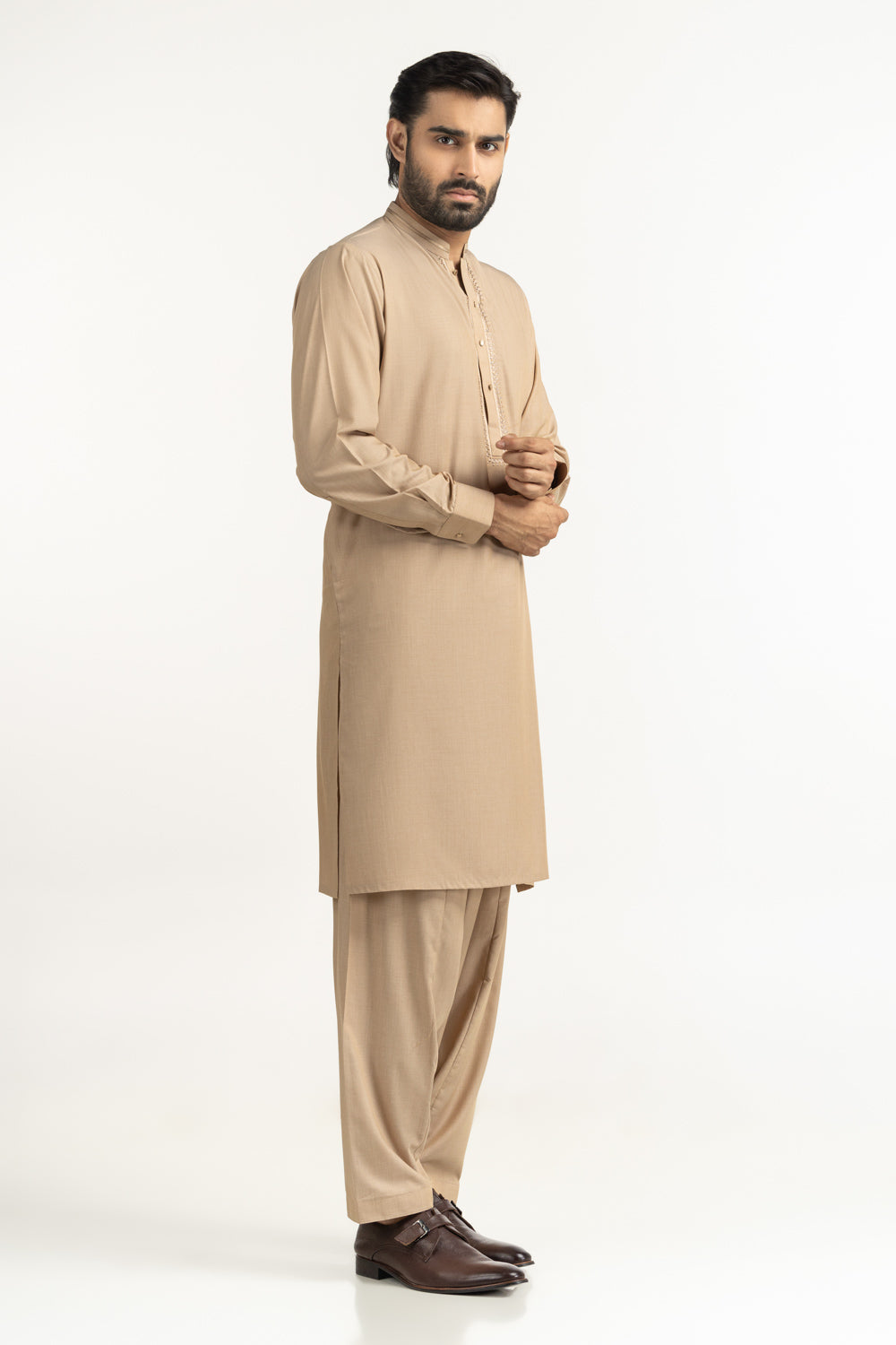 Regular Fit Embroidered Suits SK-EMB25-016