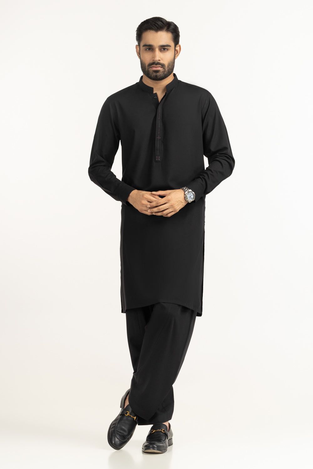 Regular Fit Embroidered Suits