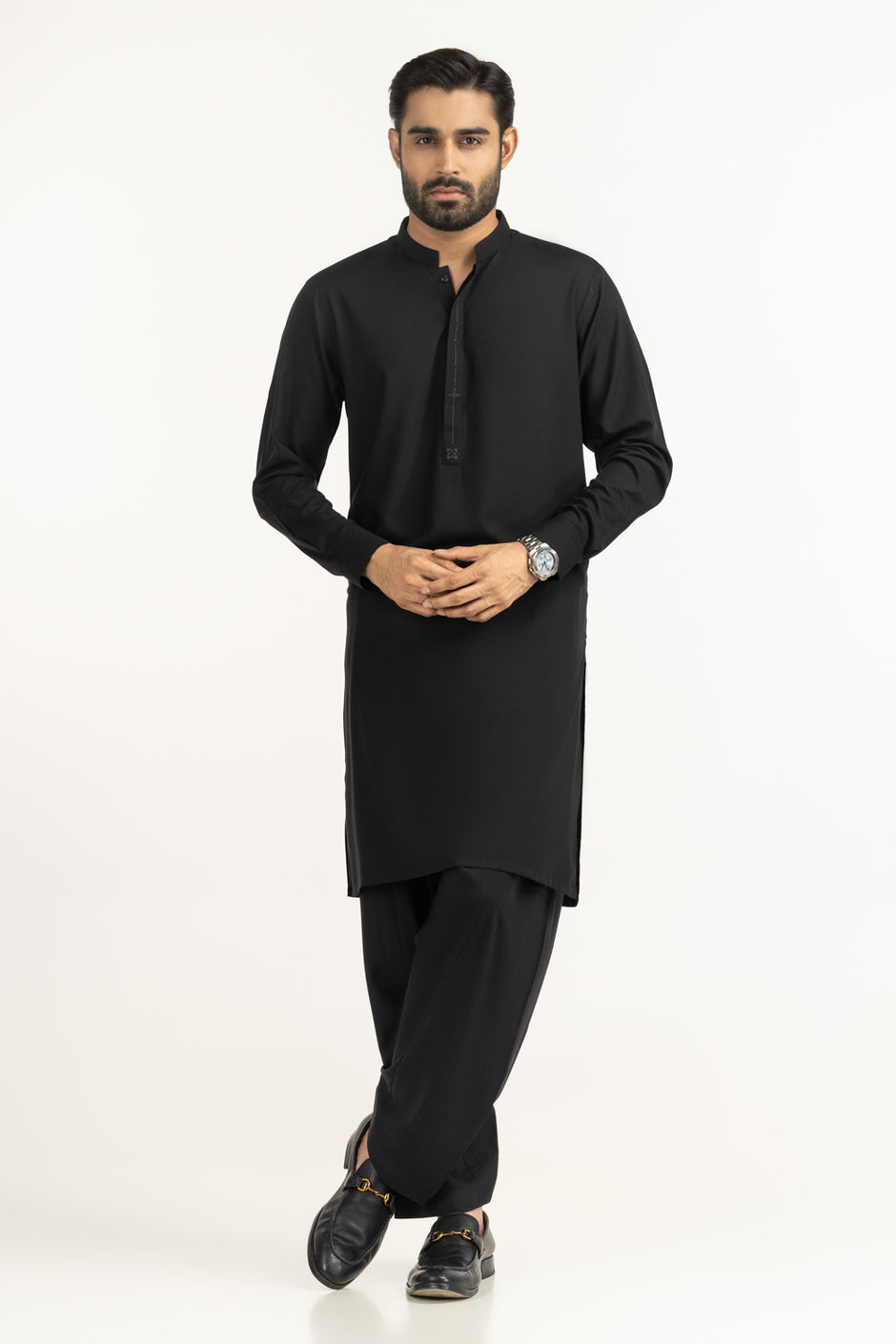 Regular Fit Embroidered Suits