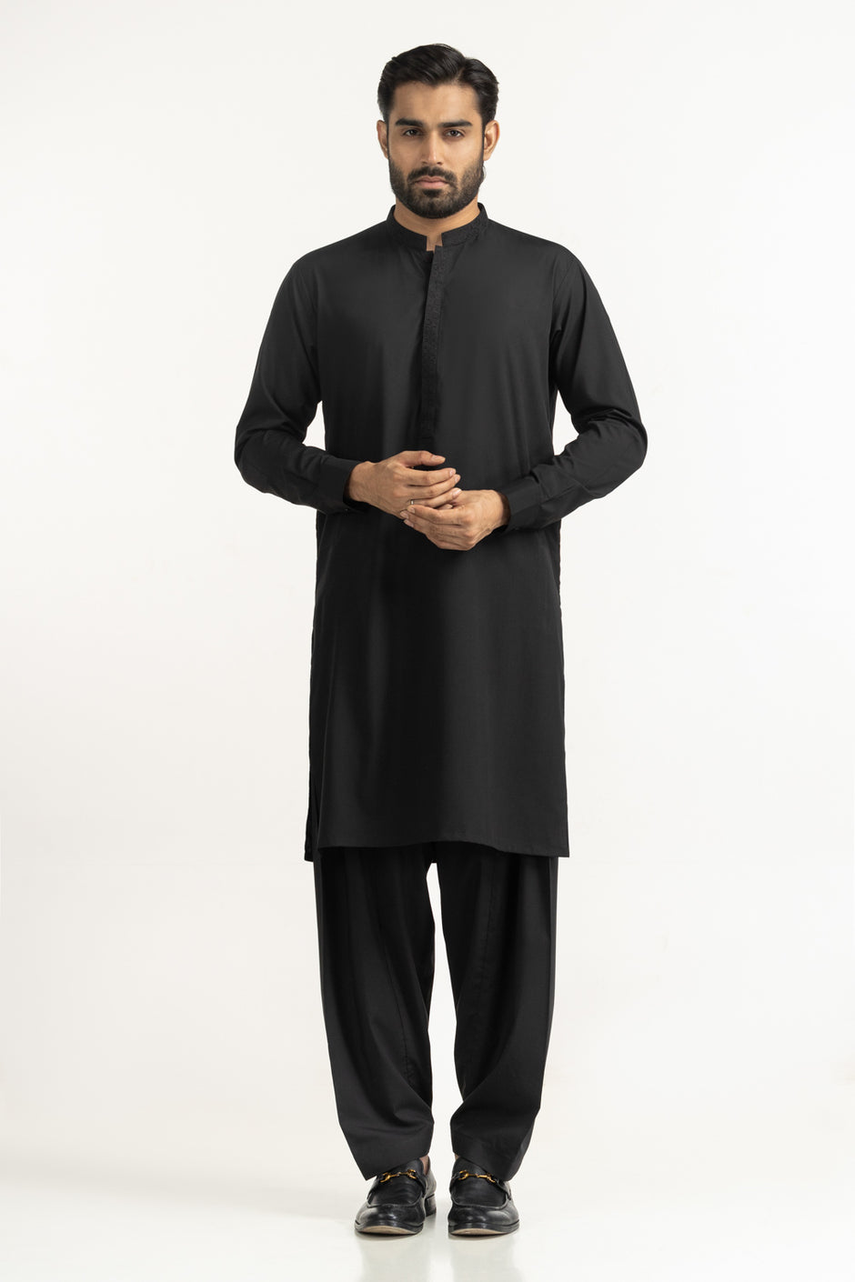 Regular Fit Embroidered Suits