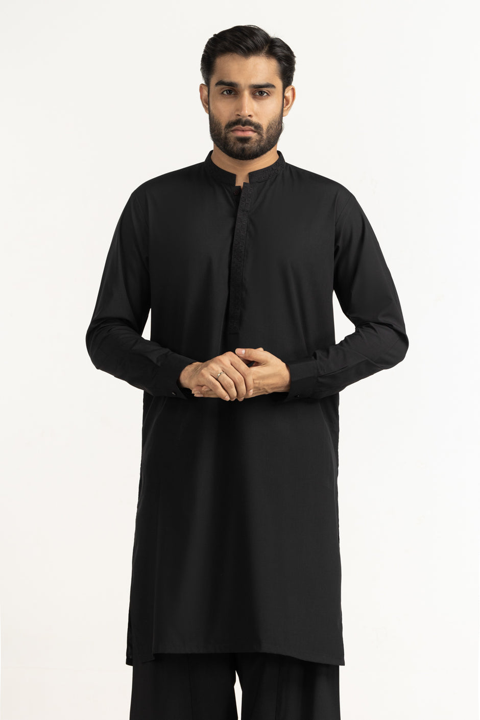 Regular Fit Embroidered Suits