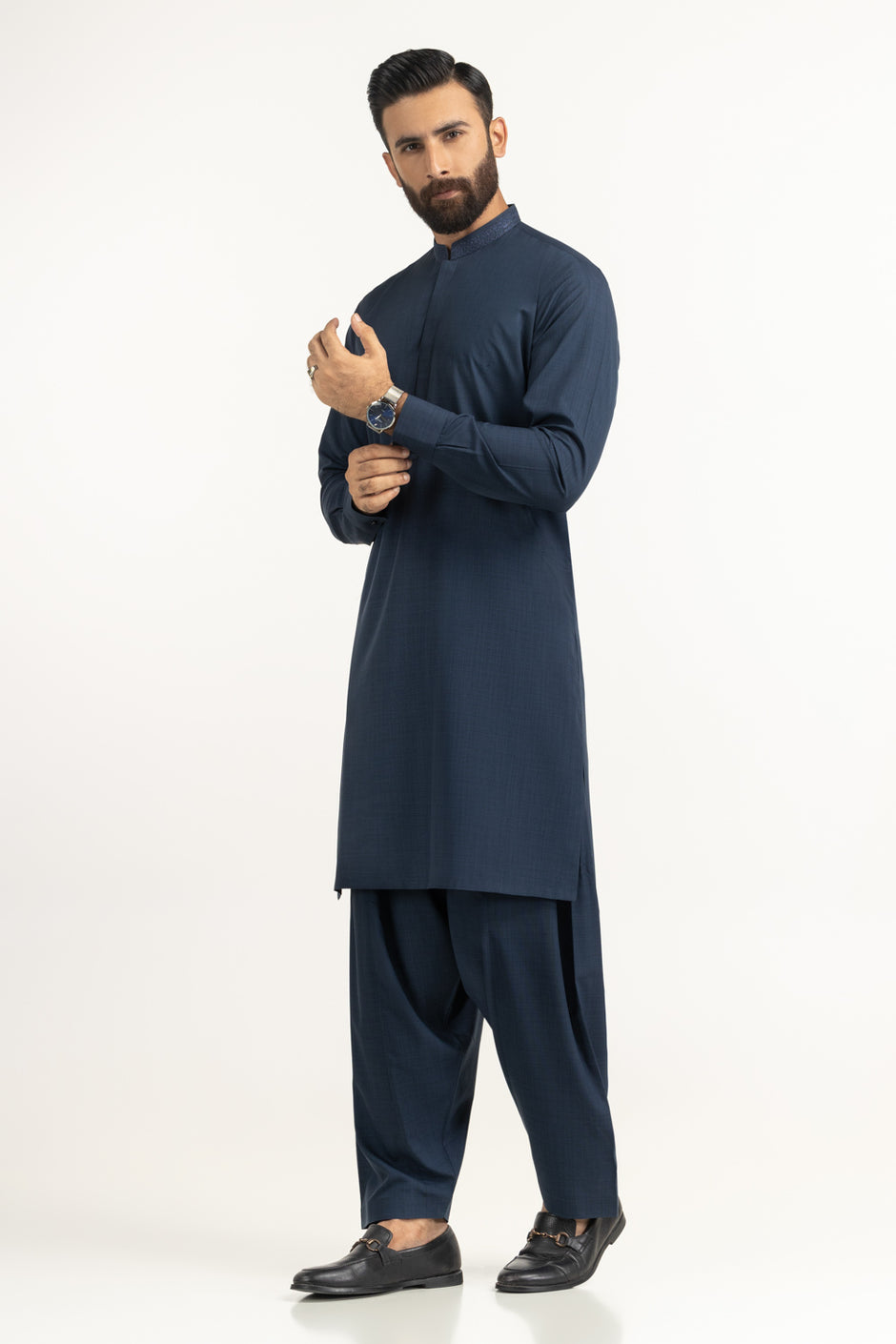 Regular Fit Embroidered Suits