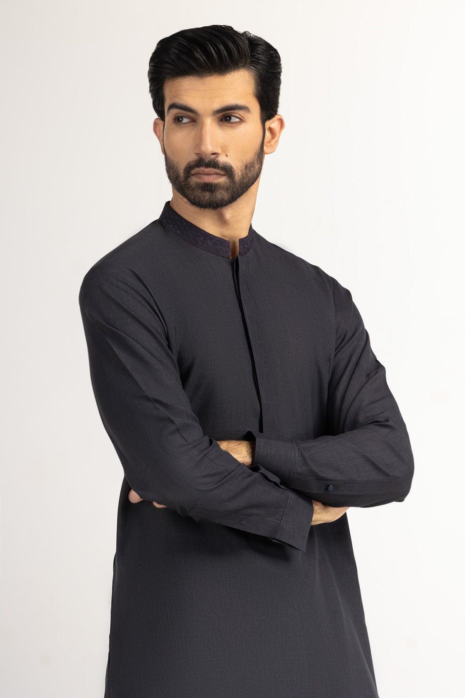 Regular Fit Embroidered Suits