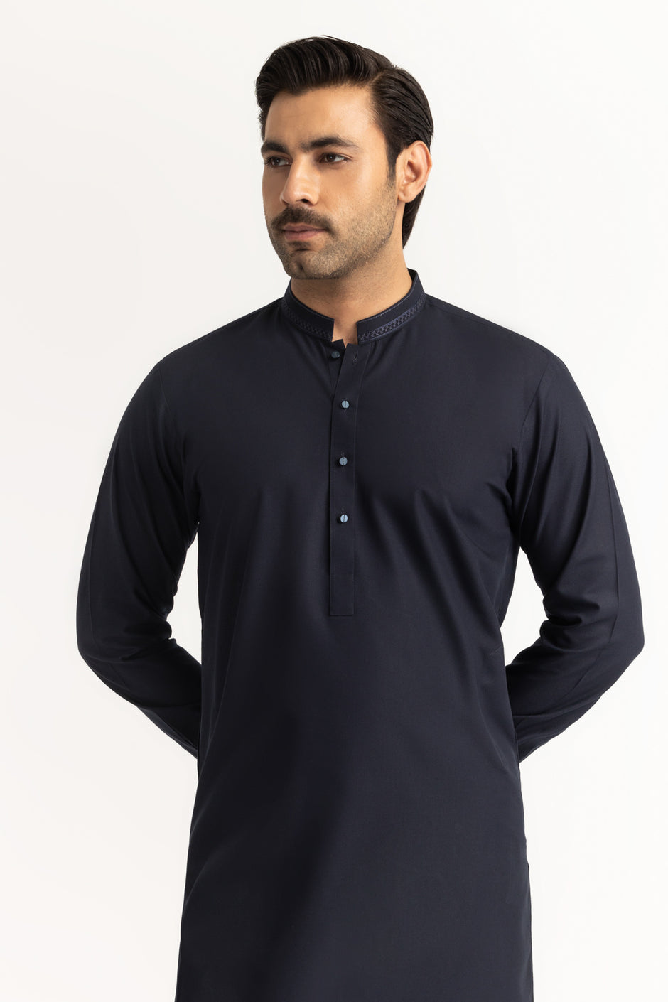 Regular Fit Embroidered Suits