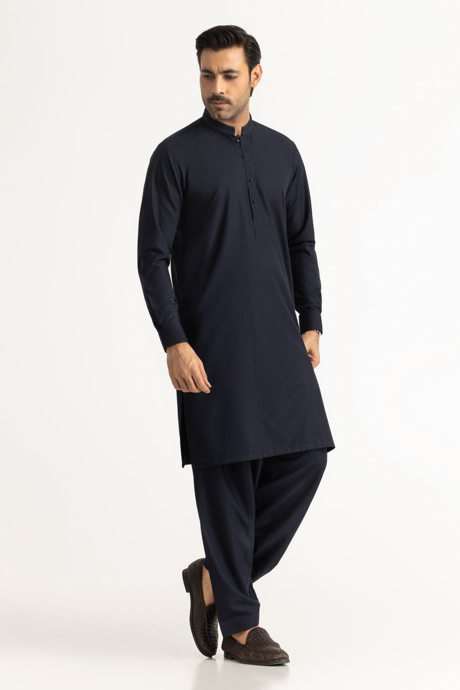 Regular Fit Embroidered Suits