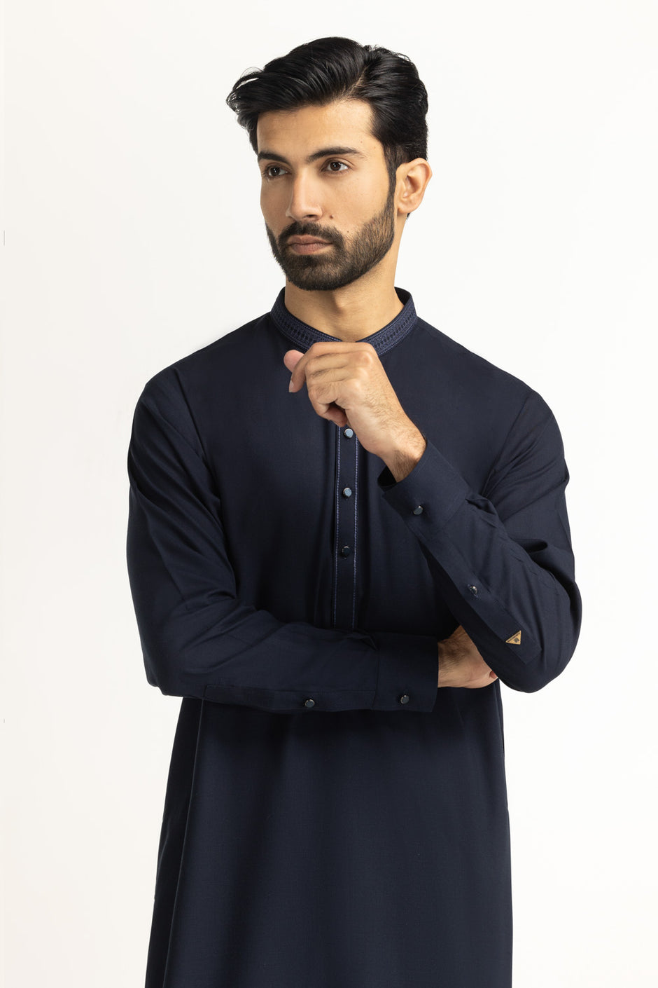 Regular Fit Embroidered Suits