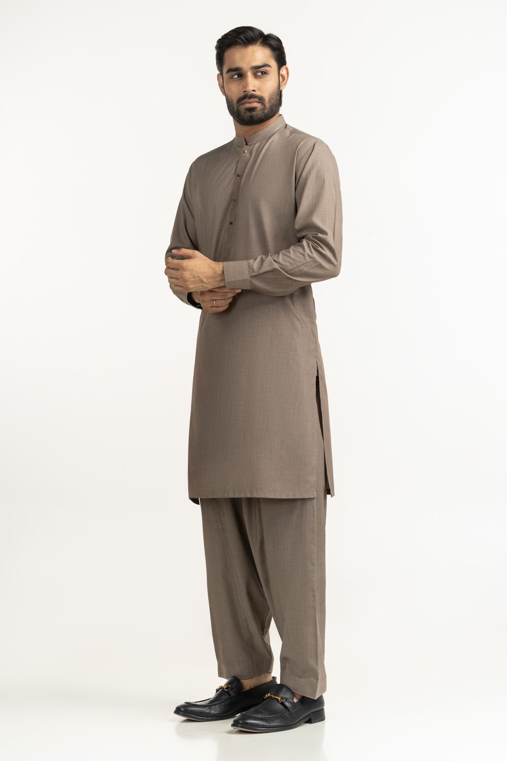 Regular Fit Embroidered Suits SK-EMB25-017