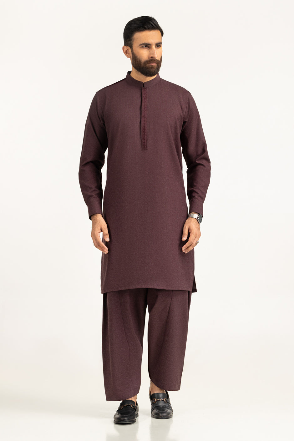 Regular Fit Embroidered Suits