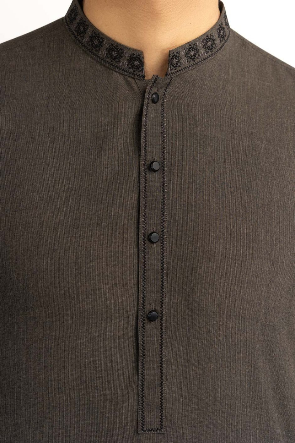 Regular Fit Embroidered Suits SK-EMB25-049