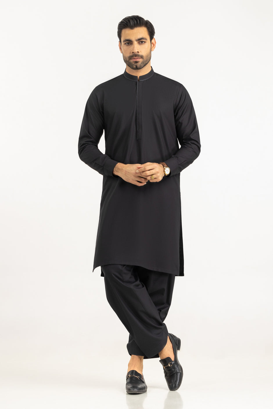 Regular Fit Embroidered Suits