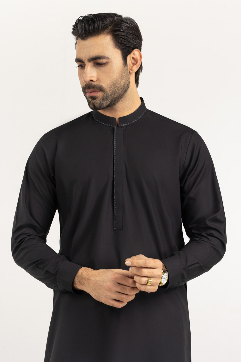 Regular Fit Embroidered Suits