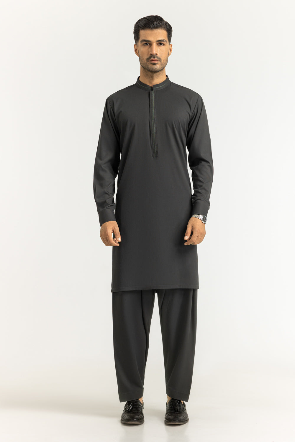 Regular Fit Embroidered Suits