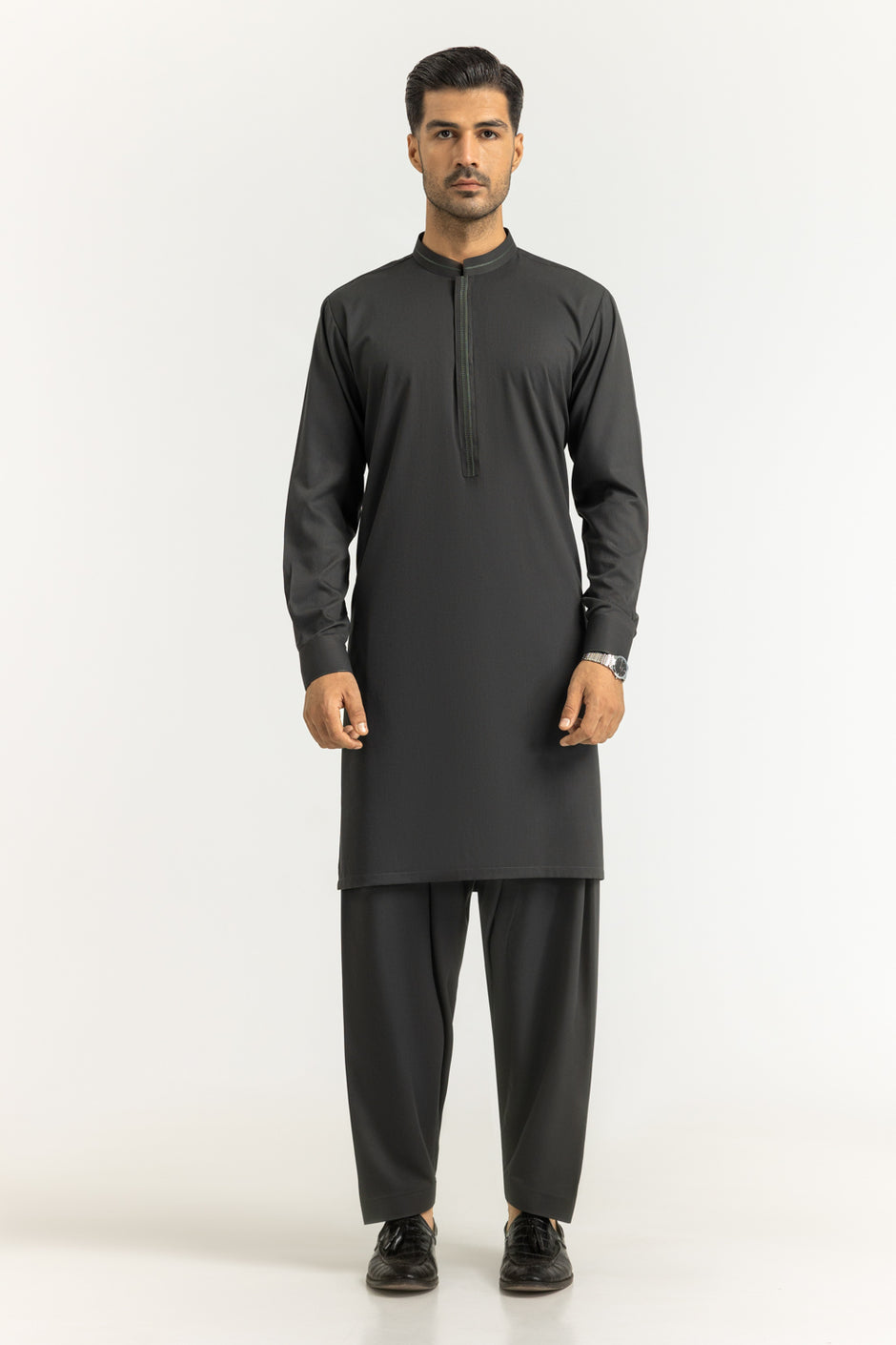 Regular Fit Embroidered Suits