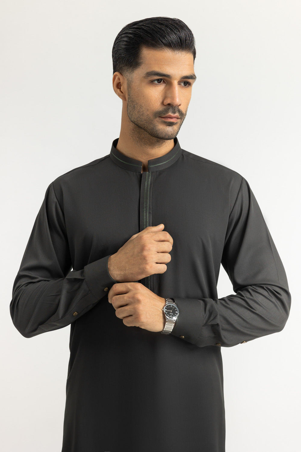 Regular Fit Embroidered Suits