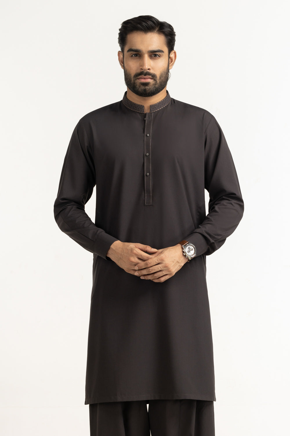 Regular Fit Embroidered Suits SK-EMB25-021