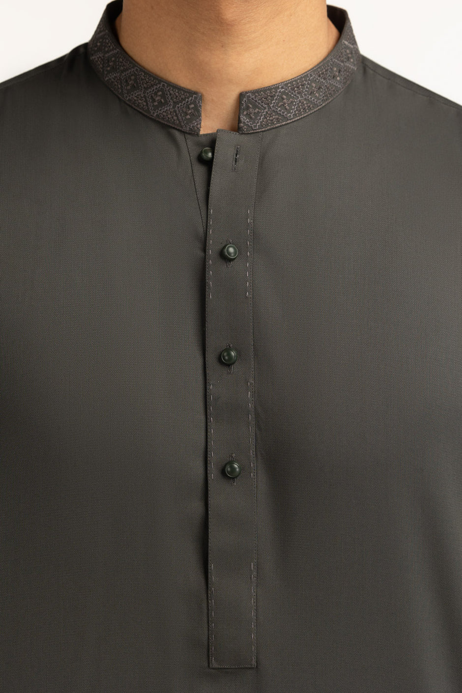Regular Fit Embroidered Suits